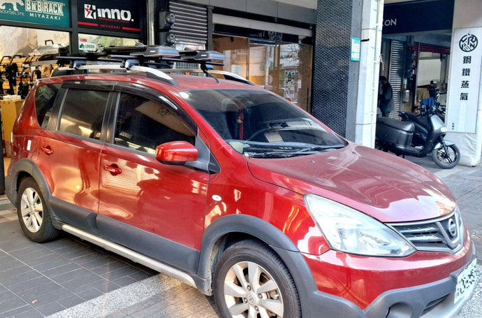 車款實裝系列》Nissan Livina 安裝 : TimberLine 車頂架 + HighRoad 2.0 自行車架